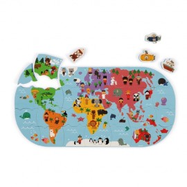 Puzzle Carte des Explorateurs du bain