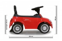 Porteur Push Fiat 500 Rouge Porteur Push Fiat 500 Rouge