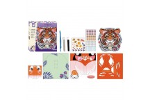 Kit Créatif - Strass et Paillettes Trophée Tigre