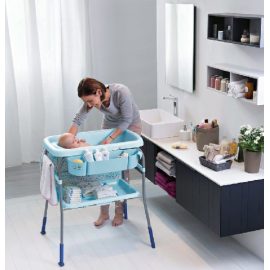 Combi Bain-Change Cuddle & Bubble Dots