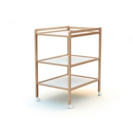 Table à Langer Double ESSENTIEL Hêtre Verni