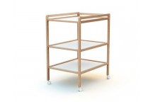 Table à Langer Double ESSENTIEL Hêtre Verni