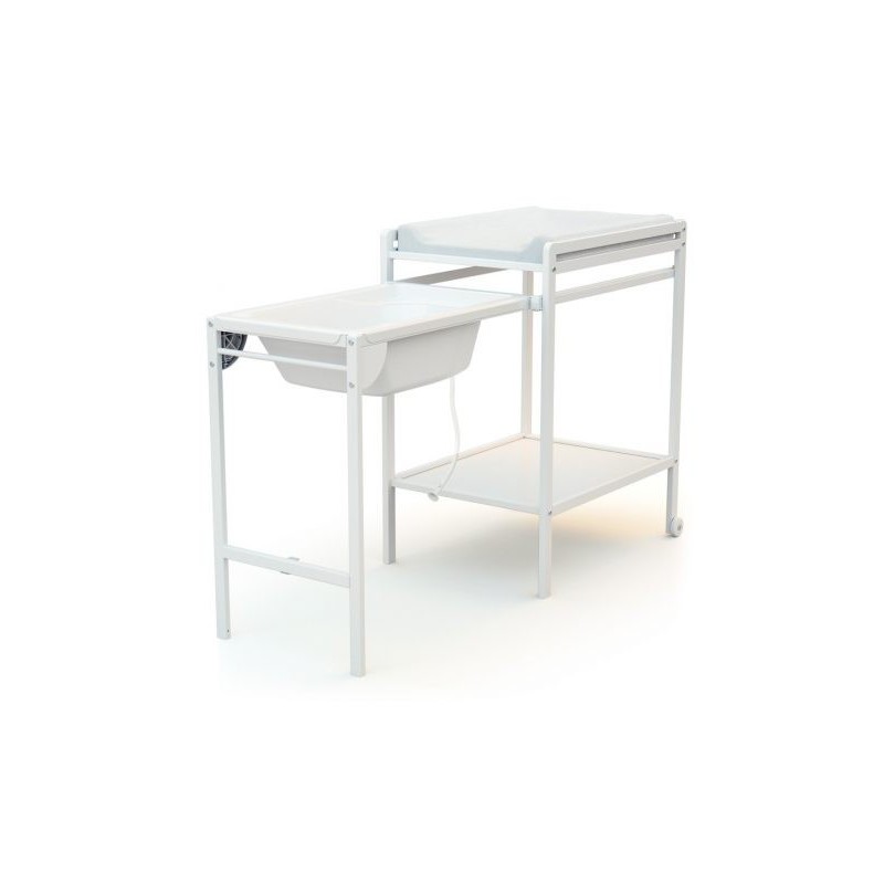 Table à Langer Avec Baignoire ESSENTIEL Blanc Table à Langer Avec Baignoire ESSENTIEL Blanc