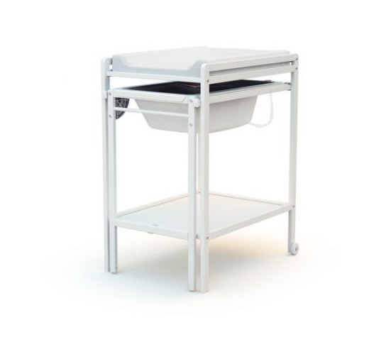 Table à Langer Avec Baignoire ESSENTIEL Blanc