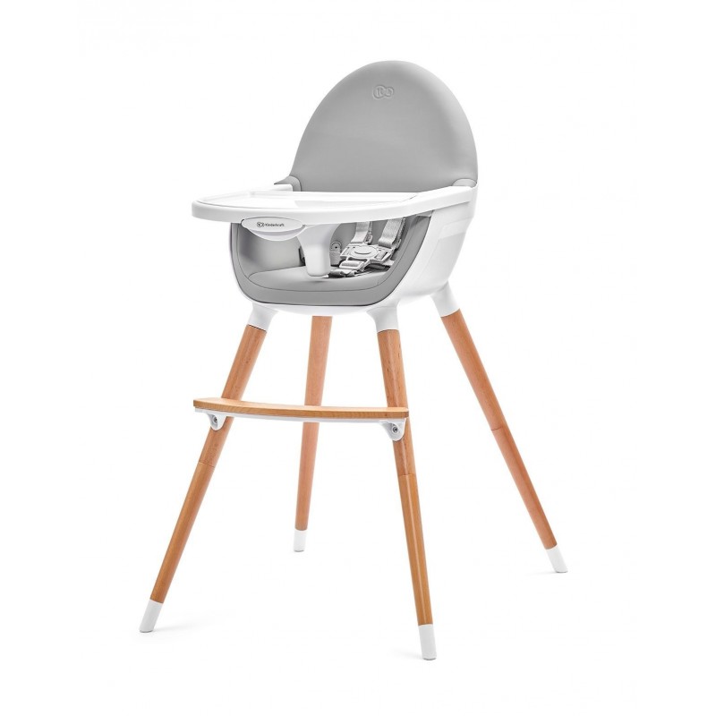 Chaise Haute Fini 2 en 1 Grey Hêtre Chaise Haute Fini 2 en 1 Grey Hêtre