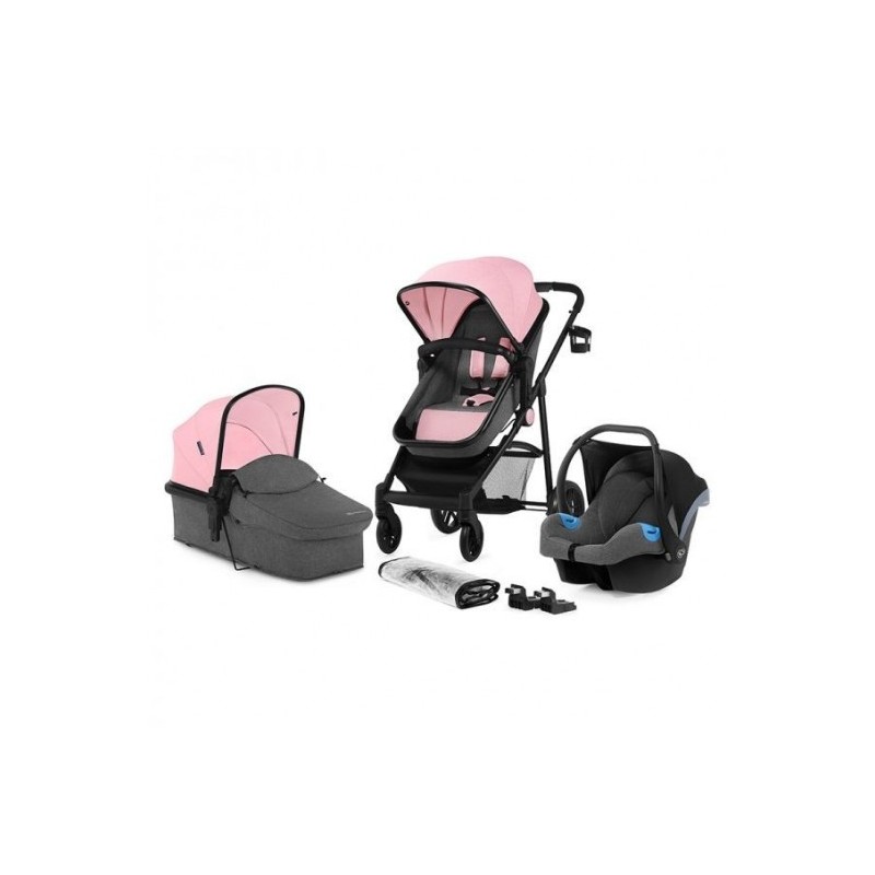Poussette Juli 3 en 1 - Pink Poussette Juli 3 en 1 - Pink