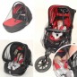 MOUSTIQUAIRE NOIRE&ZIPPEE POUR COSY POUSSETTE NACELLE