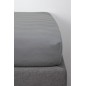 Drap Housse Cotion Bio Gris Foncé 90x200 Drap Housse Cotion Bio Gris Foncé 90x200