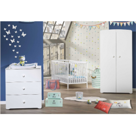 Chambre New Basic Lit Armoire Commode Le Coin Des Petits