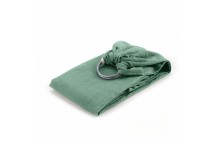 Porte-bébé sling en coton bio vert menthe