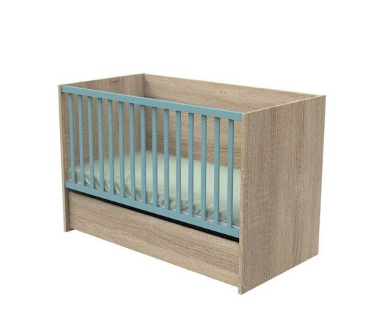 Lit Nova 140x70 evolutif en 90x190 et 140x190 Argile Douce