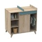 NOVA Commode évolutive en bureau argile douce NOVA Commode évolutive en bureau argile douce