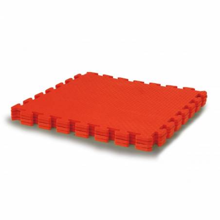 Tapis Puzzle Rouge 4 Pièces - Le coin des petits