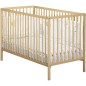 Lit Basic 120X60 Hêtre Vernis Naturel