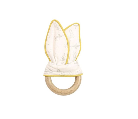 Box Doudou + Anneau de Dentition - Leafy Bunny
