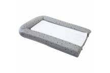 Matelas à Langer PVC Gris Imprimé Etoile