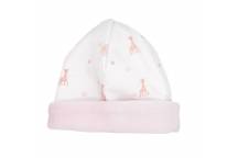 Bonnet Naissance 1/3mois - Sophie La Girafe Rose