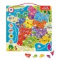 Puzzle Carte de la France Magnétique
