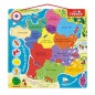 Puzzle Carte de la France Magnétique