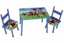 TABLE + 2 CHAISES PAT PATROUILLE