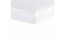 Drap Housse Etoile Rose  70x140 cm