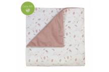 Couverture 75x100 Rose et Lili