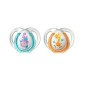 Lot De 2 Sucettes Fun 0-6M Assortis