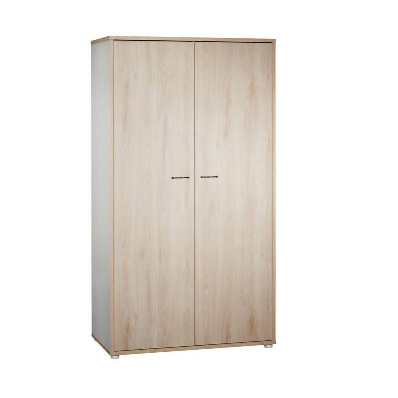 Armoire 2 Portes Vintage Hêtre Cendré Le coin des petits