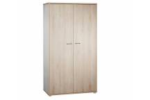 Armoire 2 Portes Vintage Hêtre Cendré