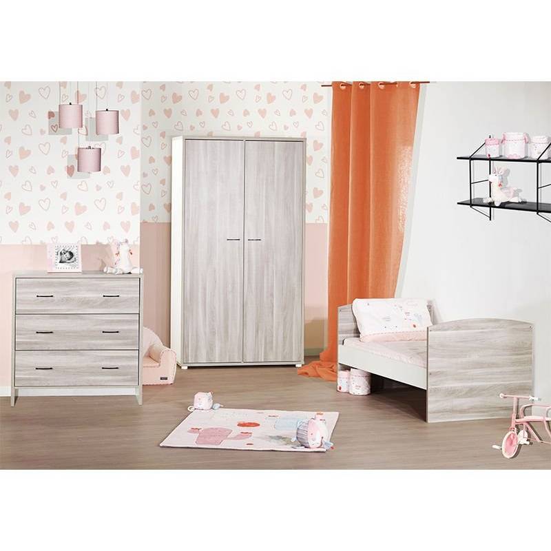 Armoire 2 Portes Vintage Chêne Silex Le coin des petits