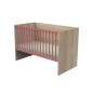 Lit 140x70 évolutif en 90x200 et 140x200 Nova rose canyon