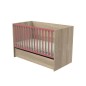Lit 140x70 évolutif en 90x200 et 140x200 Nova rose canyon