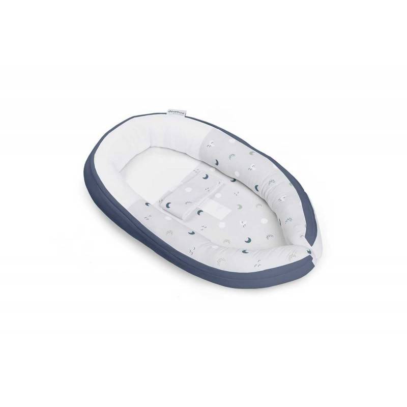 Reducteur De Lit Cocoon Blue Grey Moon