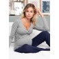 Pyjama Flore LS loic01 42/44 Pyjama Flore LS loic01 42/44