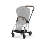 Châssis poussette Mios Chrome et Brown Châssis poussette Mios Chrome et Brown