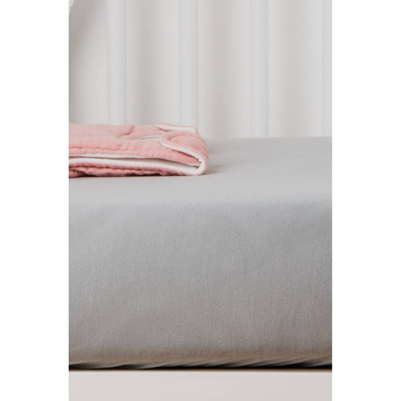 Drap-housse en Coton Bio pour matelas enfant coloris au choix