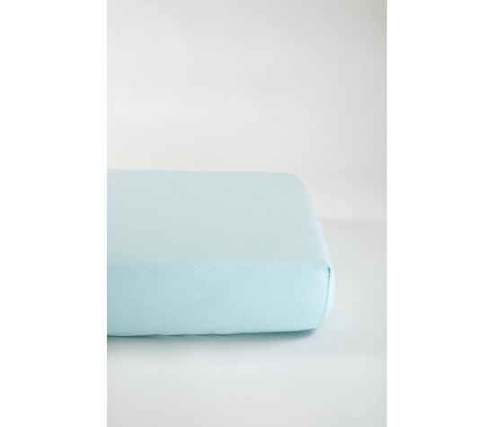 Drap Housse 70x140 Bleu Celadon coton BIO
