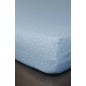 Drap Housse 70x140 Bleu étoiles coton BIO Drap Housse 70x140 Bleu étoiles coton BIO