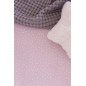 Drap Housse 70x140 Rose étoiles coton BIO Drap Housse 70x140 Rose étoiles coton BIO
