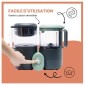 Robot culinaire Nutribaby One gris