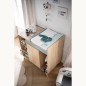 NOVA Commode évolutive en bureau argile douce NOVA Commode évolutive en bureau argile douce