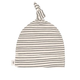 Bonnet GOTS Rayé gris