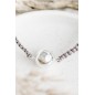 Bracelet Bola Taupe Argent Bracelet Bola Taupe Argent