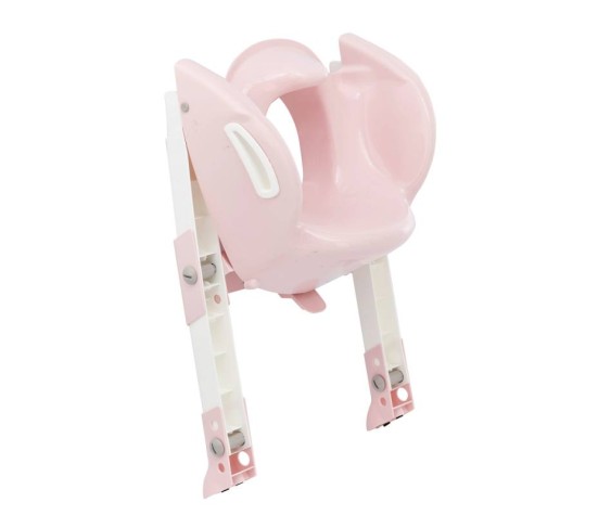 Réducteur WC Kiddyloo Rose/Blanc