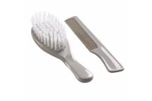 Set Brosse et Peigne Gris Charmé