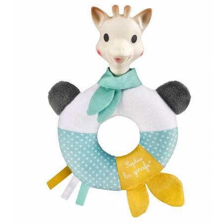 Sophie la Girafe Hochet - So Pure - Totem - Blanc/Bois