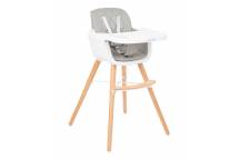 Chaise Haute Woody 2 en 1 Grey