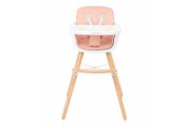 Chaise Haute Woody 2 en 1 Pink