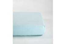 Drap Housse 60x140 Bleu Celadon coton BIO