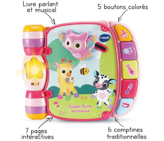 Super Livre Enchanté - Baby Loulous Rose